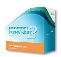 B&L Pure Vision 2 Toric 6's(Monthly)